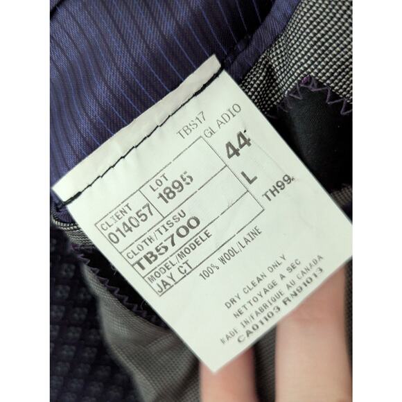 Ted Baker London Endurance Jay CT Sport Coat Suit Jacket Blazer Mens 44L Wool - Picture 6 of 7